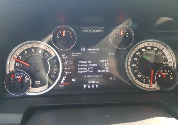 Dodge RAM cena 95000 przebieg: 167860, rok produkcji 2016 z Łęknica małe 254
